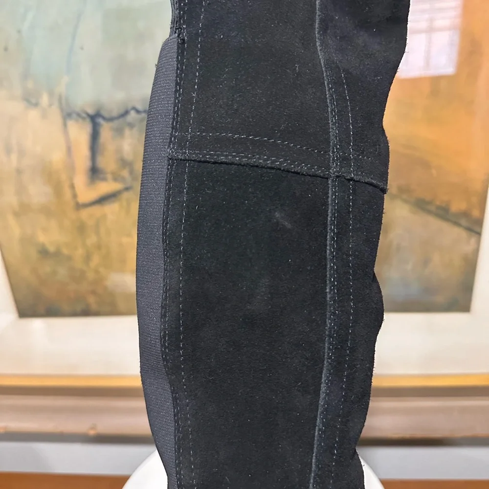 🌸BLONDO🌸 Windie Waterproof Over The Knee Boot - Black Suede Size: 6M